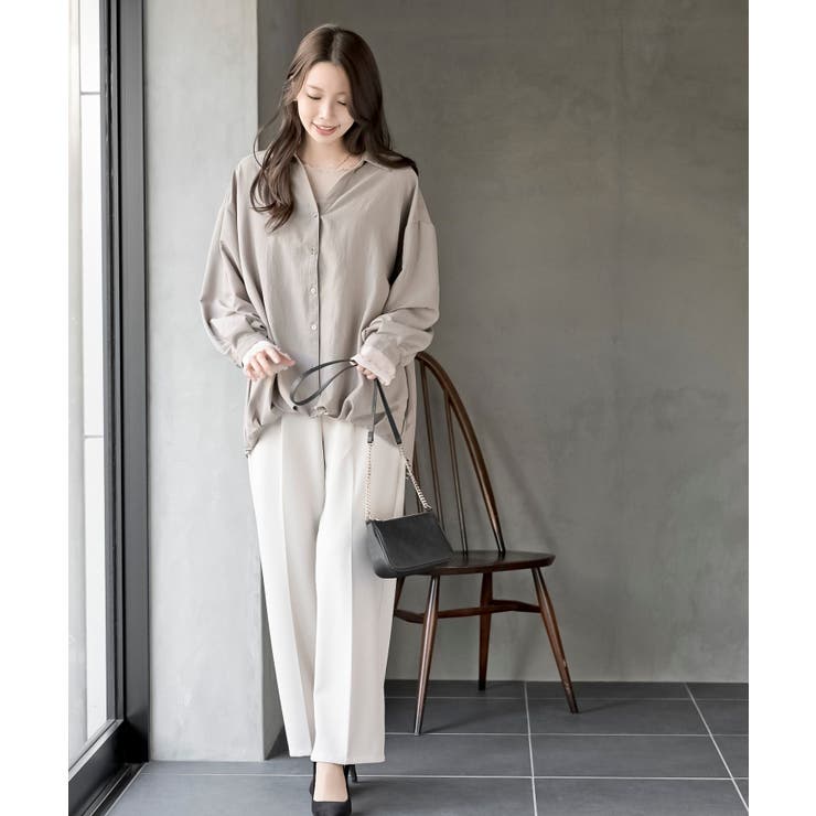 ＢＡＣＫプリーツ裾タックブラウス | rps | 詳細画像11 