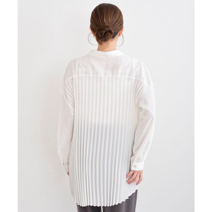 ＢＡＣＫプリーツ裾タックブラウス | rps | 詳細画像20 