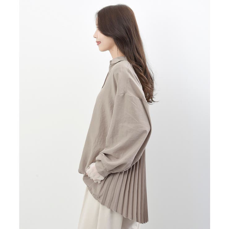 ＢＡＣＫプリーツ裾タックブラウス | rps | 詳細画像26 