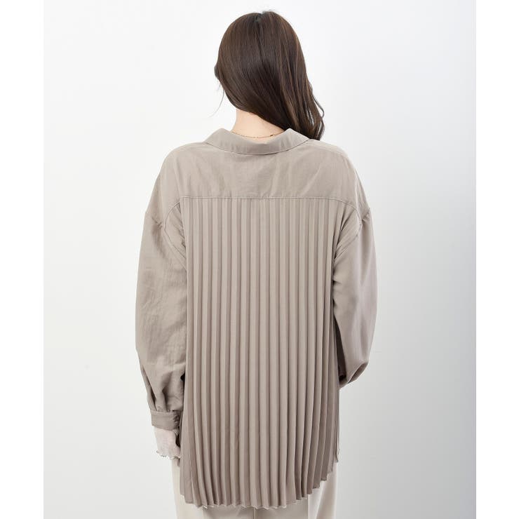 ＢＡＣＫプリーツ裾タックブラウス | rps | 詳細画像27 