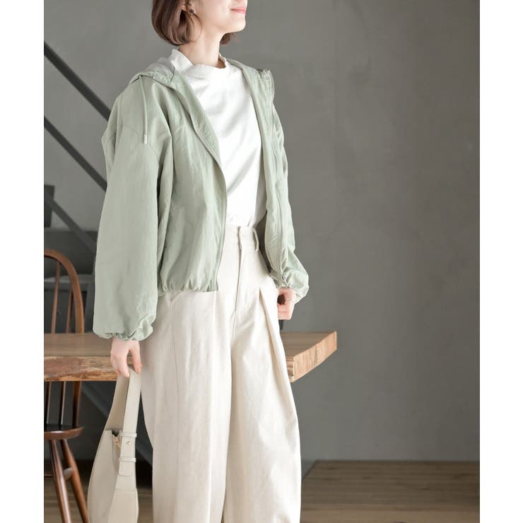 ナイロンバルーンフードジップブルゾン | rps | 詳細画像3 