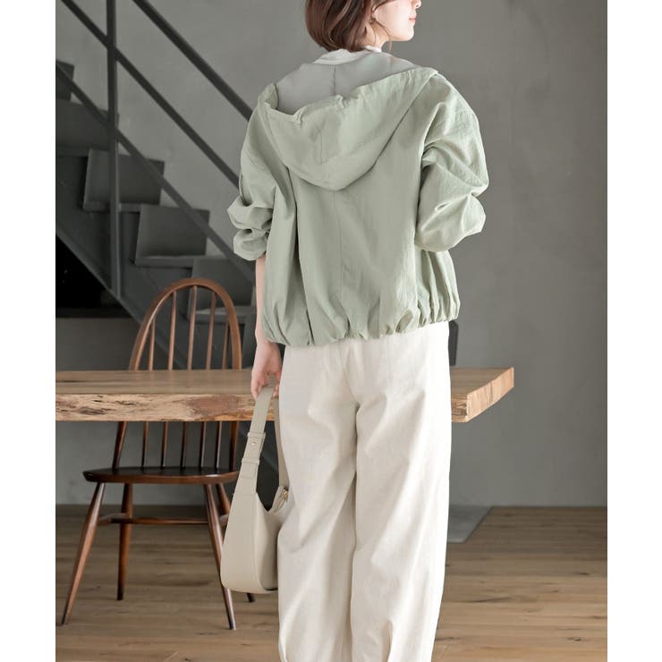 ナイロンバルーンフードジップブルゾン | rps | 詳細画像4 