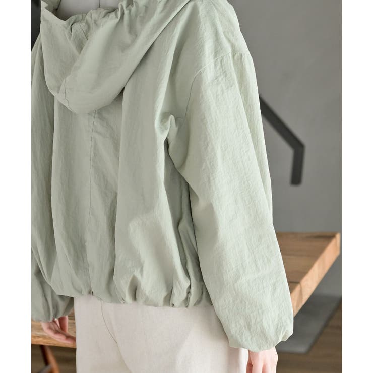 ナイロンバルーンフードジップブルゾン | rps | 詳細画像9 