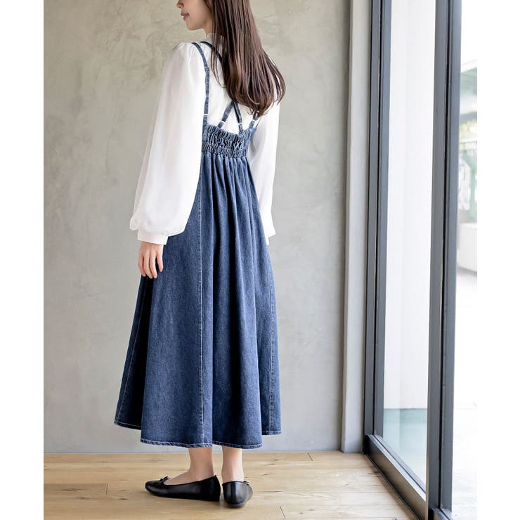 デニムブルゾン×キャミワンピースセットアップ | rps | 詳細画像12 