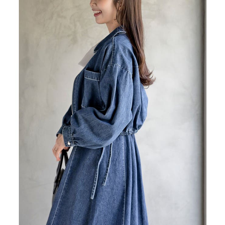 デニムブルゾン×キャミワンピースセットアップ | rps | 詳細画像15 