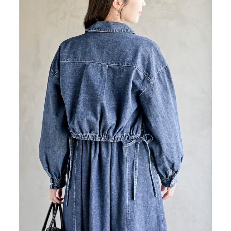 デニムブルゾン×キャミワンピースセットアップ | rps | 詳細画像16 