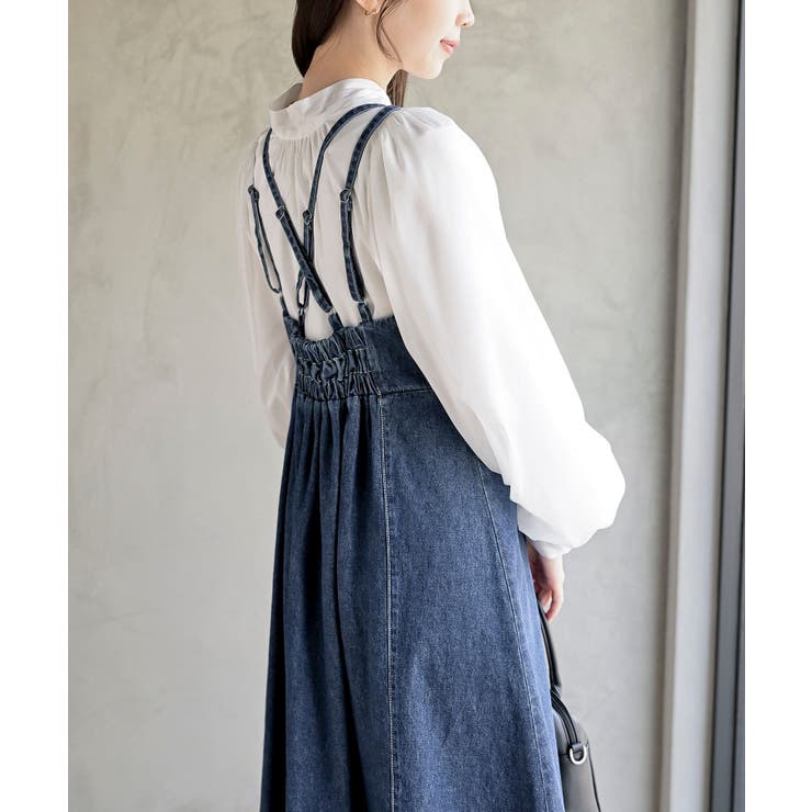 デニムブルゾン×キャミワンピースセットアップ | rps | 詳細画像17 