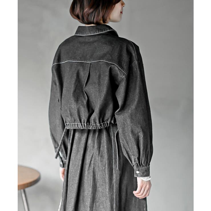 デニムブルゾン×キャミワンピースセットアップ | rps | 詳細画像23 