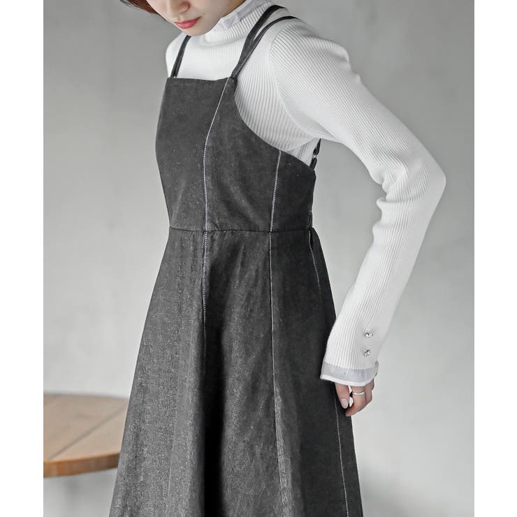 デニムブルゾン×キャミワンピースセットアップ | rps | 詳細画像28 