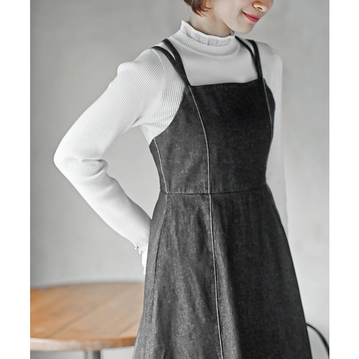 デニムブルゾン×キャミワンピースセットアップ | rps | 詳細画像30 