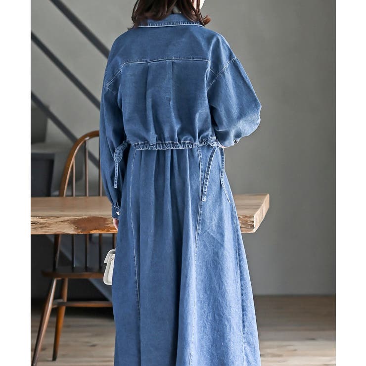 デニムブルゾン×キャミワンピースセットアップ | rps | 詳細画像34 