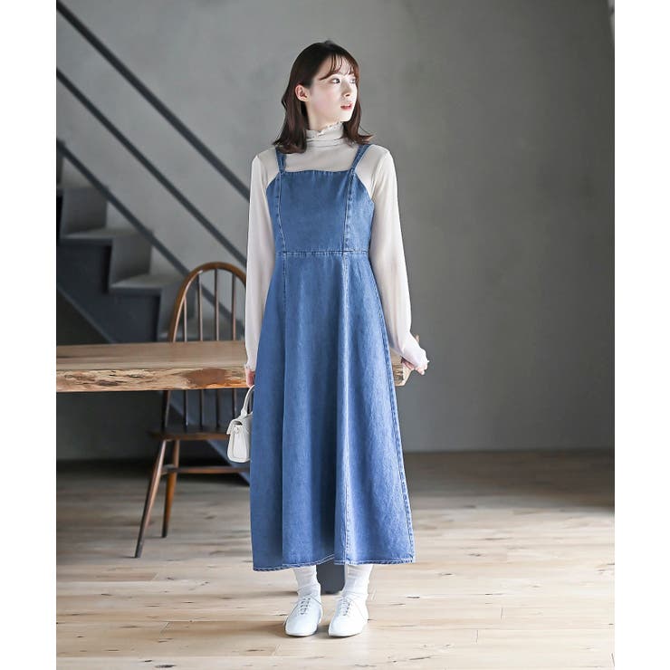 デニムブルゾン×キャミワンピースセットアップ | rps | 詳細画像40 