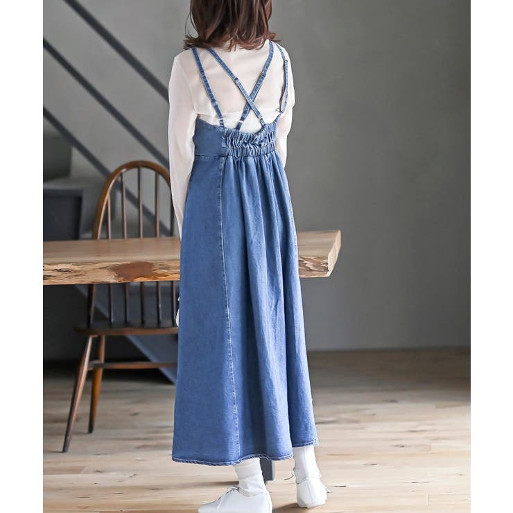 デニムブルゾン×キャミワンピースセットアップ | rps | 詳細画像42 