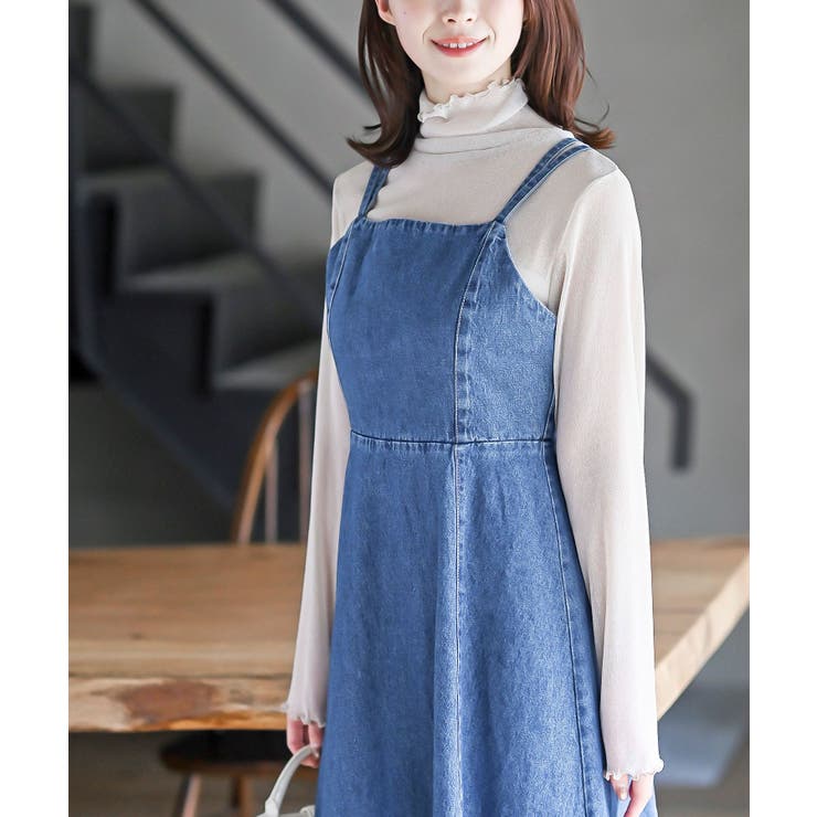 デニムブルゾン×キャミワンピースセットアップ | rps | 詳細画像43 