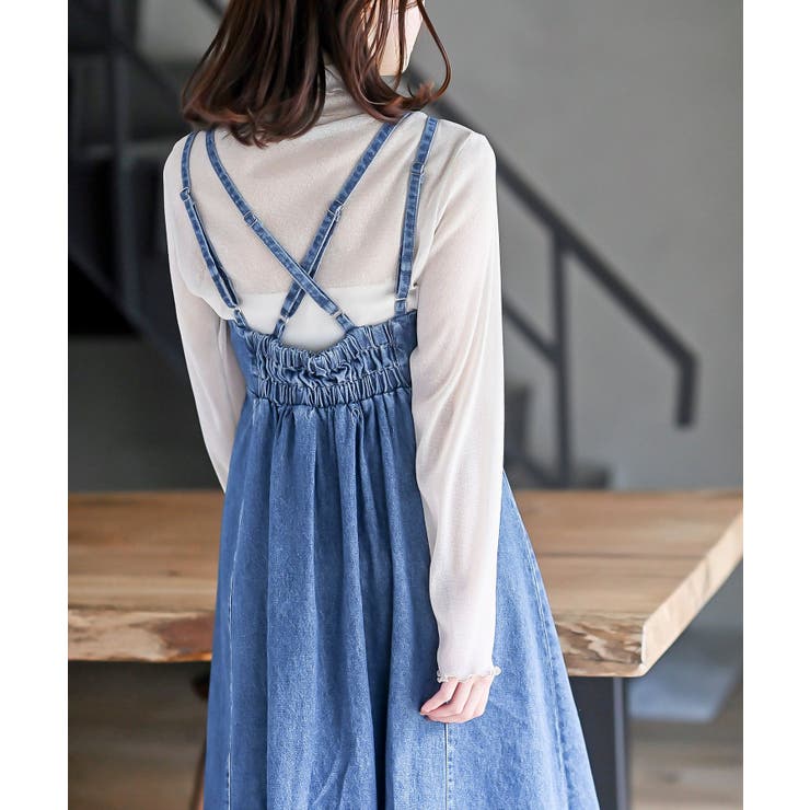 デニムブルゾン×キャミワンピースセットアップ | rps | 詳細画像44 