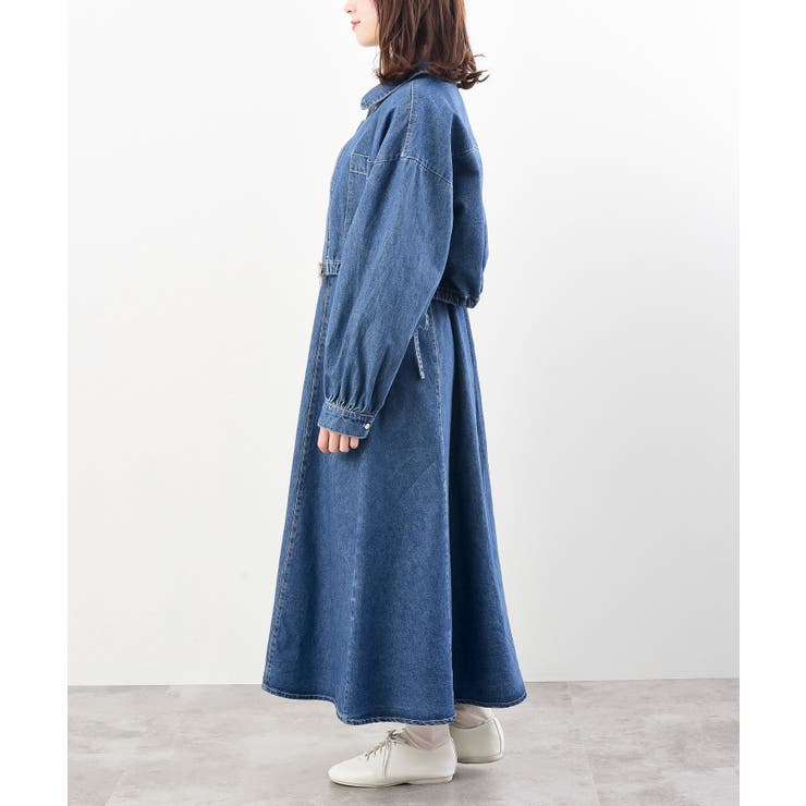 デニムブルゾン×キャミワンピースセットアップ | rps | 詳細画像46 