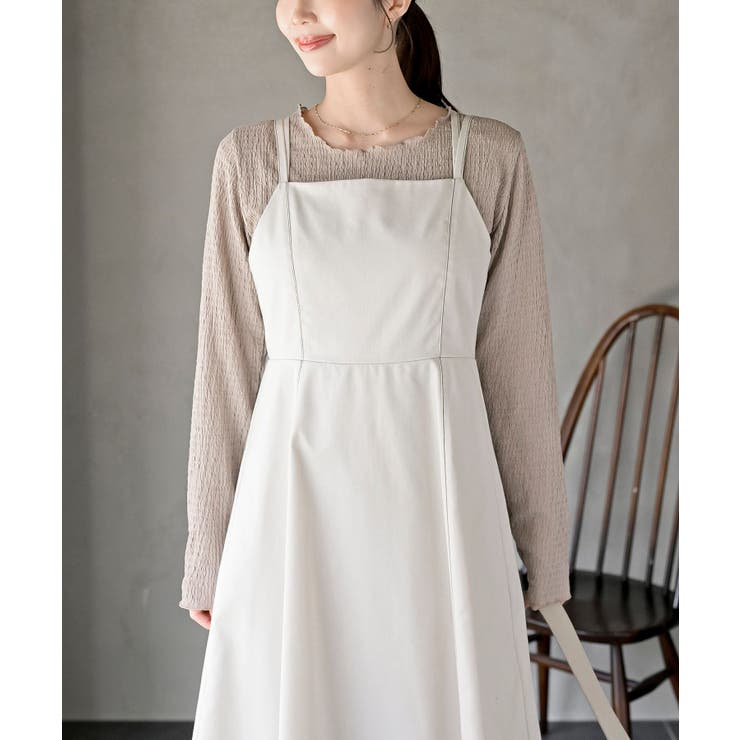 デニムブルゾン×キャミワンピースセットアップ | rps | 詳細画像5 