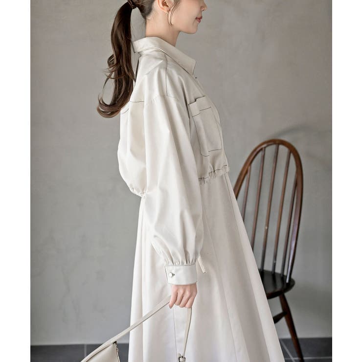 デニムブルゾン×キャミワンピースセットアップ | rps | 詳細画像8 