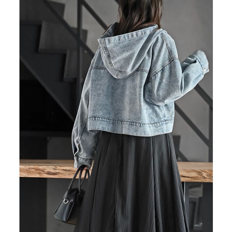 ショート丈フードＧジャン | rps | 詳細画像12 