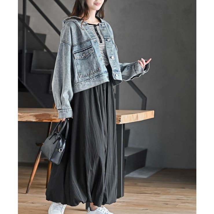 ショート丈フードＧジャン | rps | 詳細画像13 