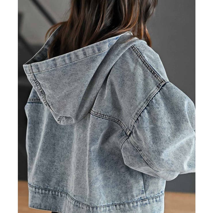 ショート丈フードＧジャン | rps | 詳細画像15 