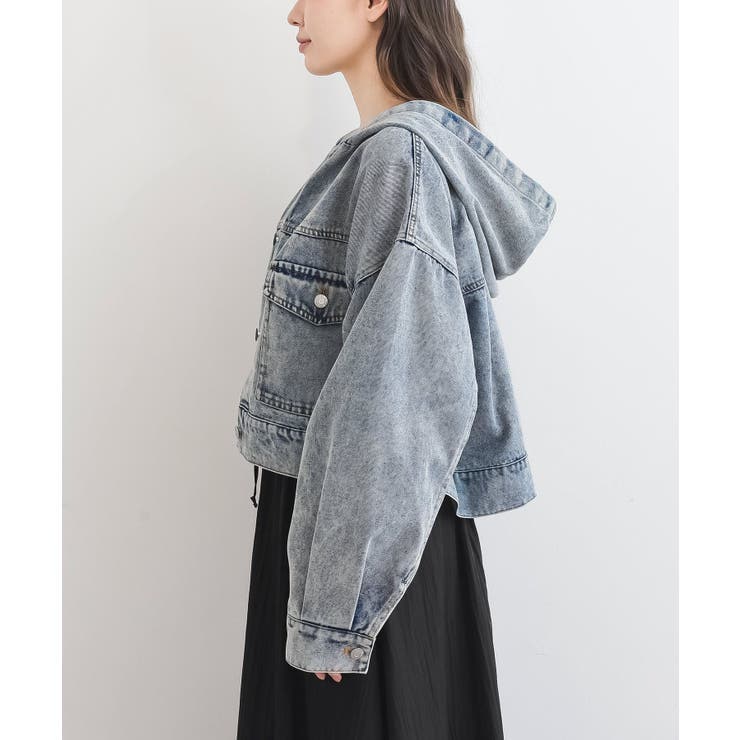 ショート丈フードＧジャン | rps | 詳細画像18 