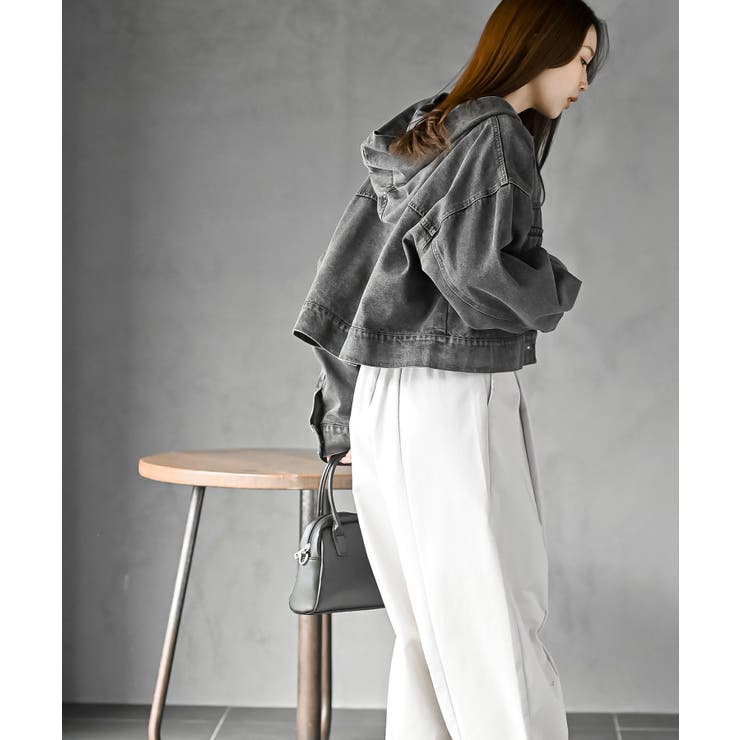 ショート丈フードＧジャン | rps | 詳細画像3 