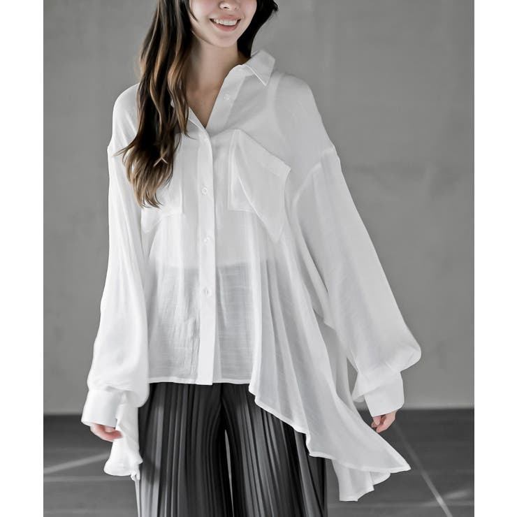 オフホワイト | スラブロケットブラウス | rps