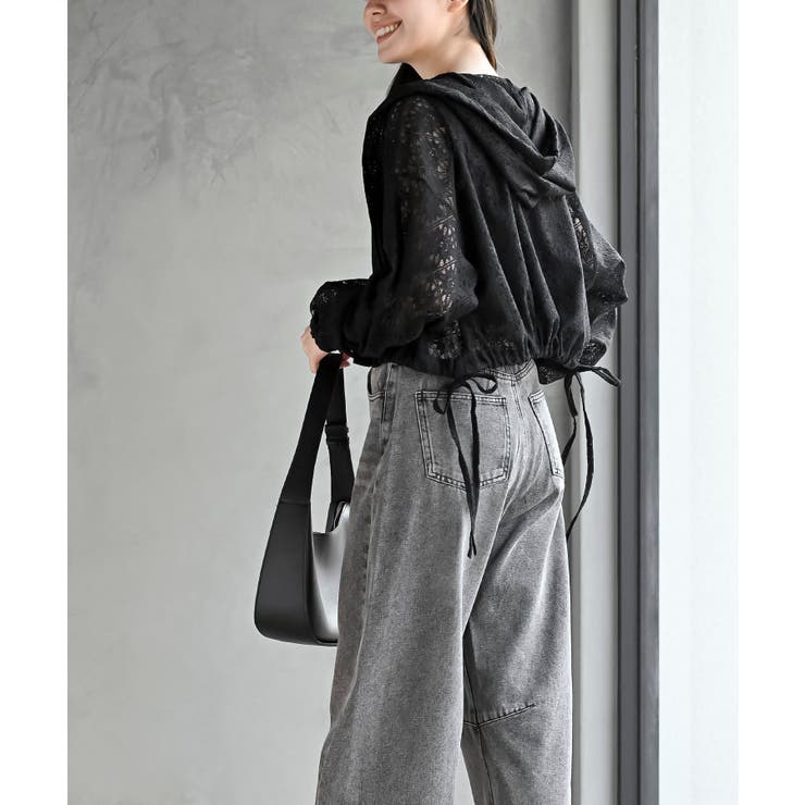 レース透かし編みパーカー | rps | 詳細画像19 