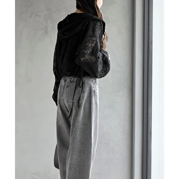 レース透かし編みパーカー | rps | 詳細画像20 