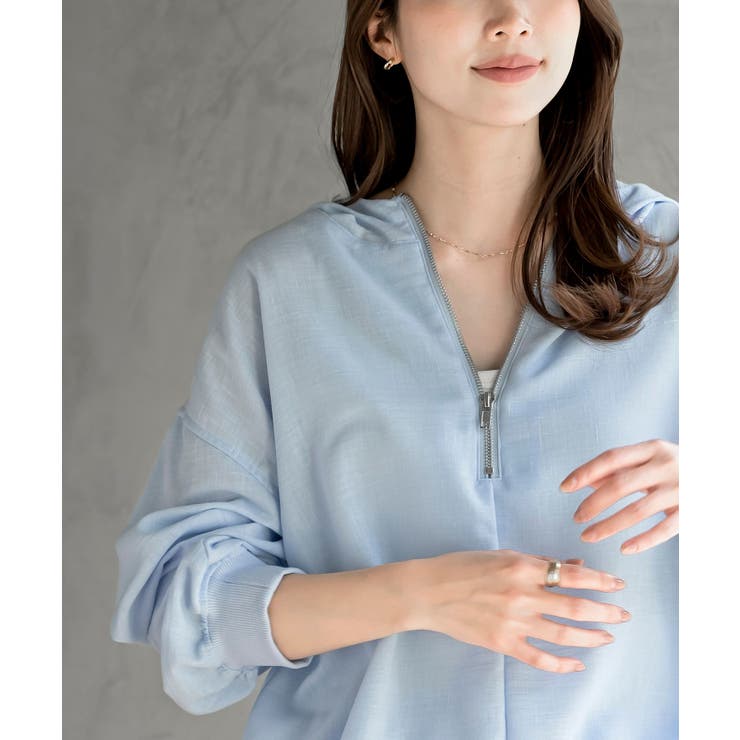 ハーフジップフードプルオーバー | rps | 詳細画像22 