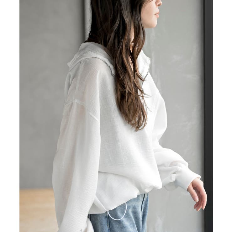 ハーフジップフードプルオーバー | rps | 詳細画像9 