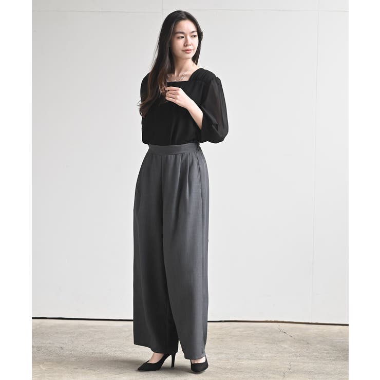 多釦ビスチェ×ワイドパンツセットアップ | rps | 詳細画像11 