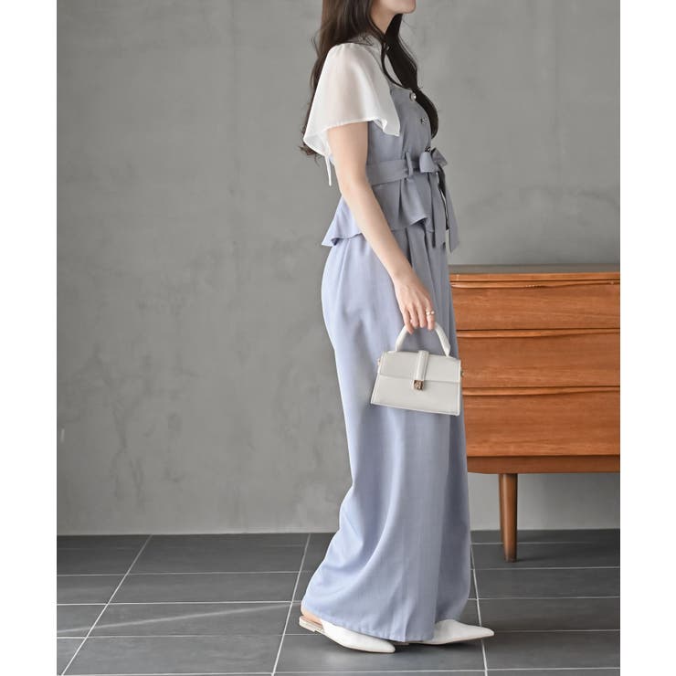 多釦ビスチェ×ワイドパンツセットアップ | rps | 詳細画像26 