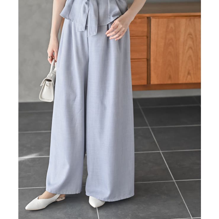 多釦ビスチェ×ワイドパンツセットアップ | rps | 詳細画像32 