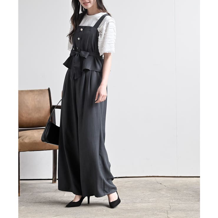 多釦ビスチェ×ワイドパンツセットアップ | rps | 詳細画像5 