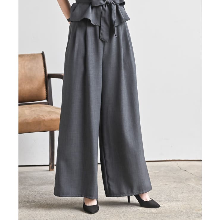 多釦ビスチェ×ワイドパンツセットアップ | rps | 詳細画像9 