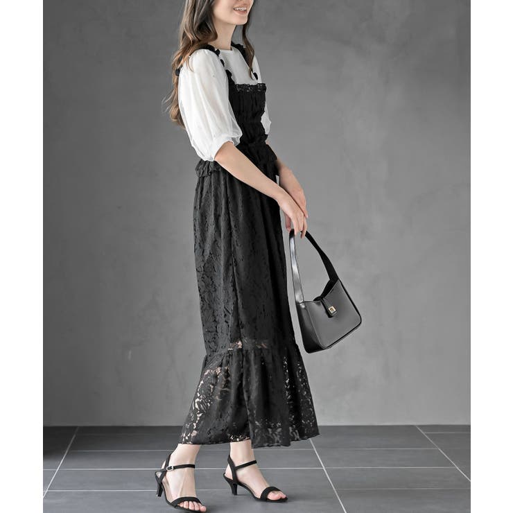 レースシャーリングキャミワンピース | rps | 詳細画像14 