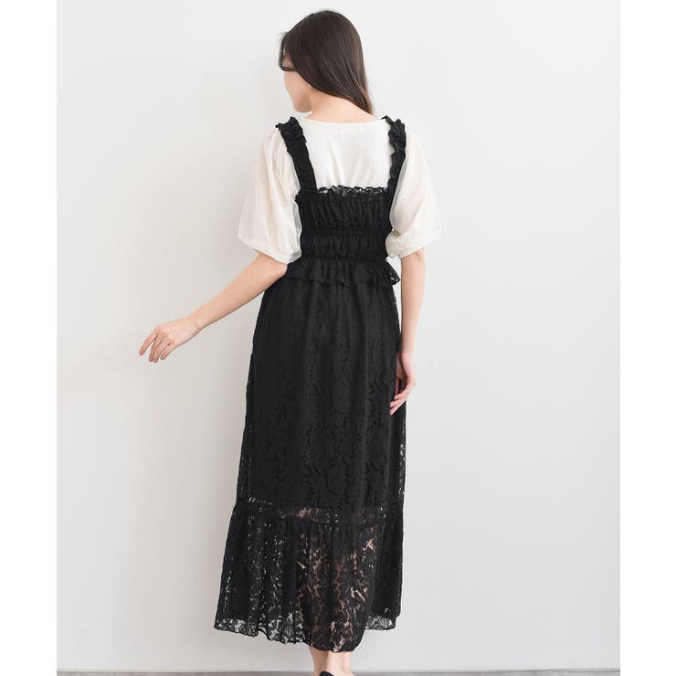 レースシャーリングキャミワンピース | rps | 詳細画像20 