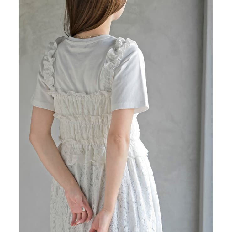 レースシャーリングキャミワンピース | rps | 詳細画像8 