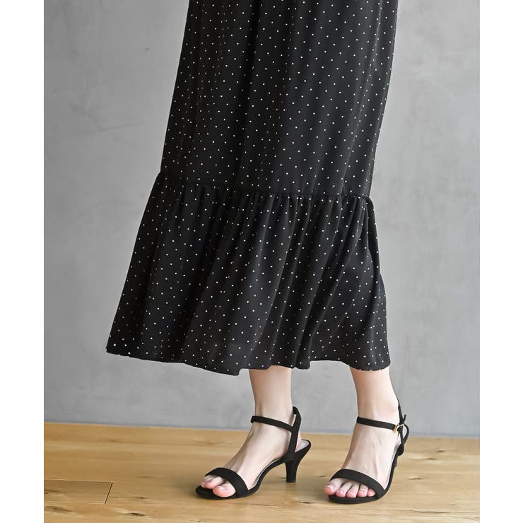 リボン付きシャーリングキャミワンピース | rps | 詳細画像18 