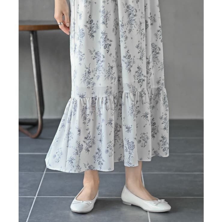 リボン付きシャーリングキャミワンピース | rps | 詳細画像9 