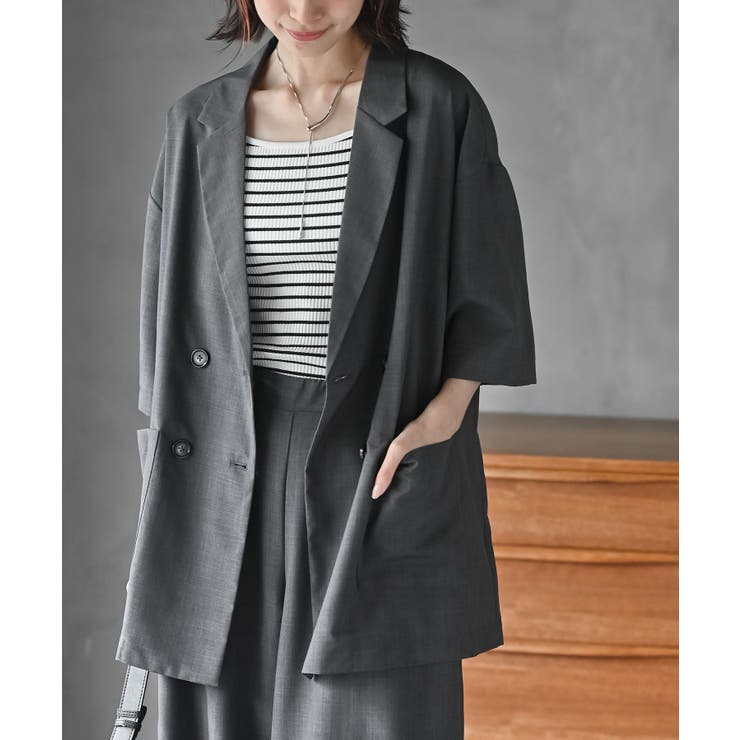 ダブルビッグジャケット×ワイドパンツセットアップ | rps | 詳細画像17 