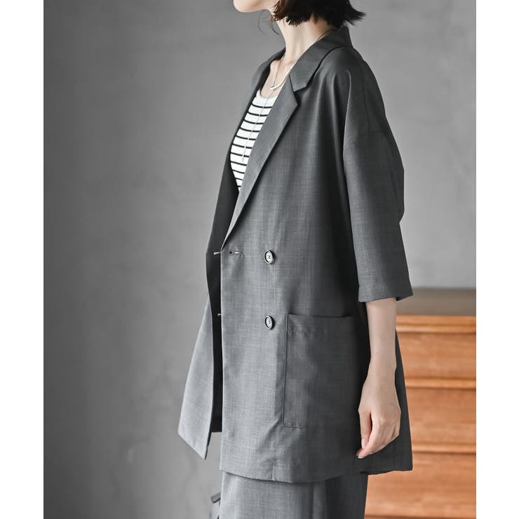 ダブルビッグジャケット×ワイドパンツセットアップ | rps | 詳細画像18 