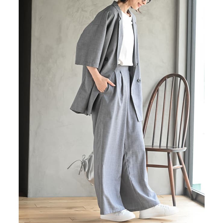 ダブルビッグジャケット×ワイドパンツセットアップ | rps | 詳細画像5 