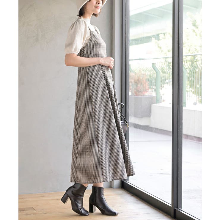 シャツブルゾン×キャミワンピースセットアップ[品番：RPSW0003024