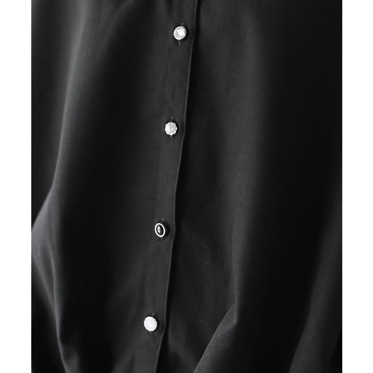 ＢＡＣＫレースアップ裾タックブラウス | rps | 詳細画像18 