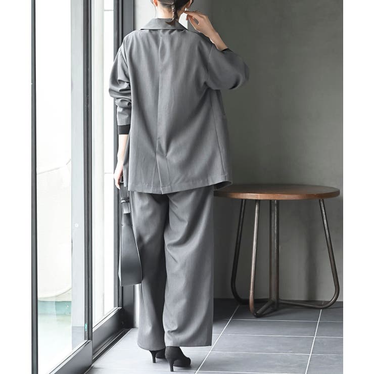 テーラージャケット×ワイドパンツセットアップ | rps | 詳細画像4 