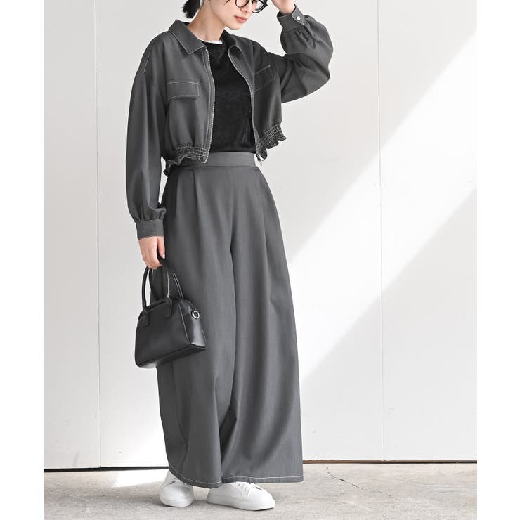 ショートジャケット×パンツセットアップ | rps | 詳細画像1 