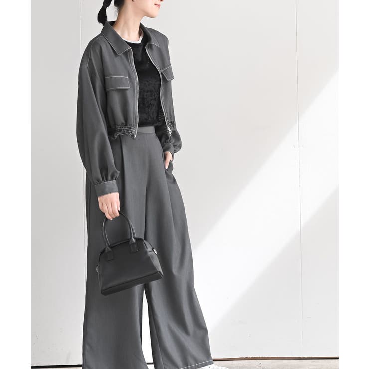 ショートジャケット×パンツセットアップ | rps | 詳細画像3 